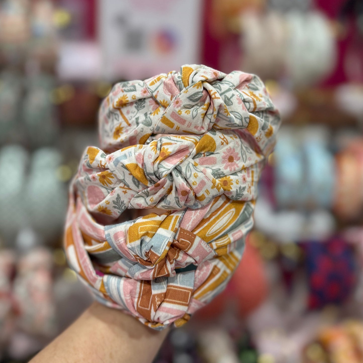 Neutral Teacher Theme Headbands