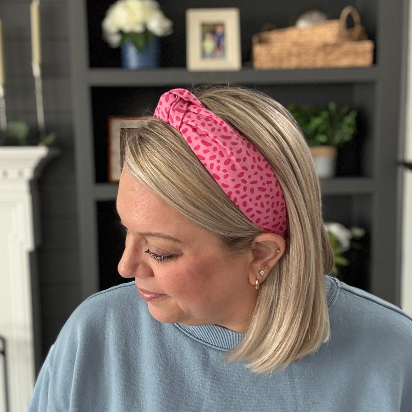 Pink on Pink Confetti Headband