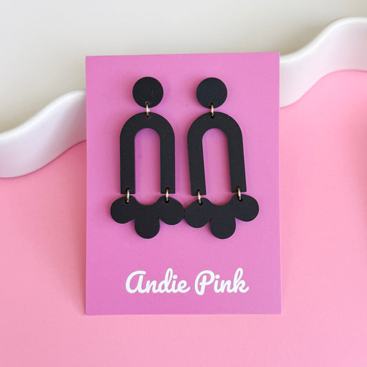 Black Sophie Earrings