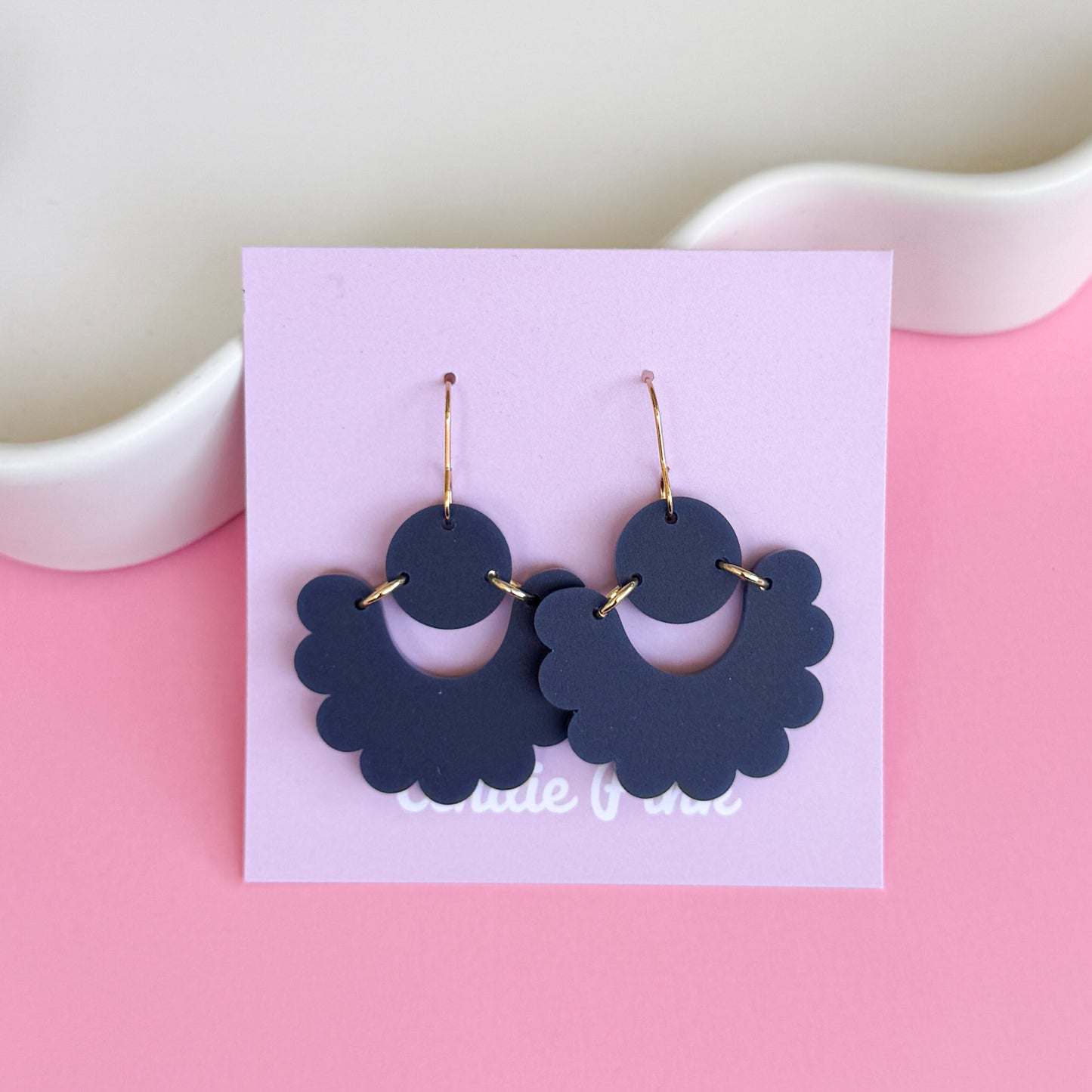 Navy Charlie Earrings