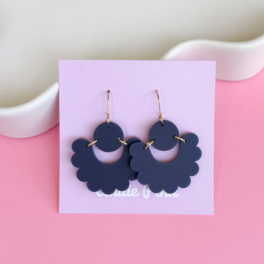 Navy Charlie Earrings