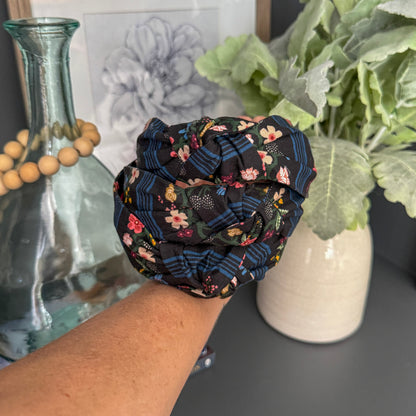 Striped Floral Headbands | Made with Rifle Paper Co. fabric