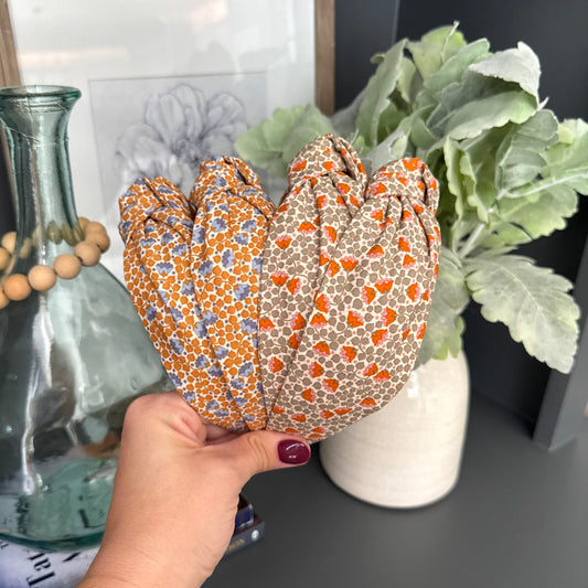 Autumn Calico Headband Collection