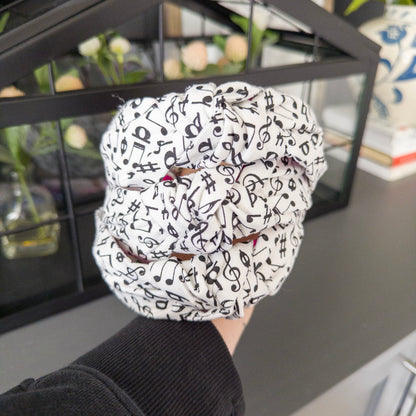 Music Notes Theme Headband