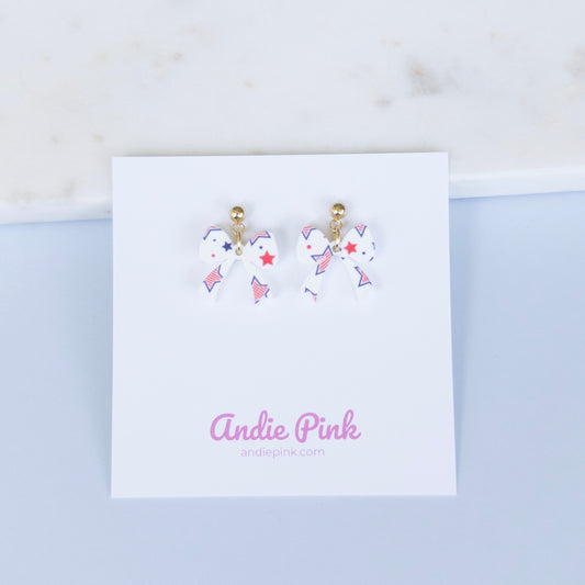 Small Bow Earrings  | 2 Style Options