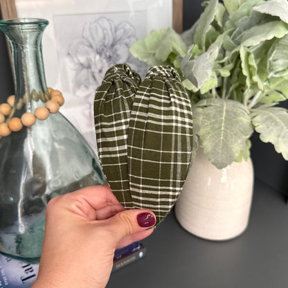 Autumn Plaid Headband Collection