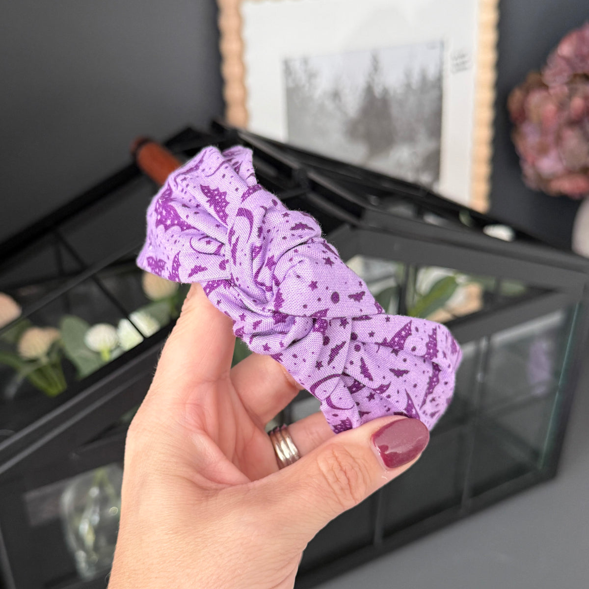 Purple Midnight Magic Halloween Headband
