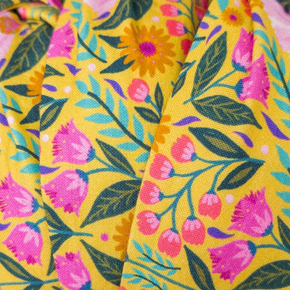 Bright Yellow Floral Headband