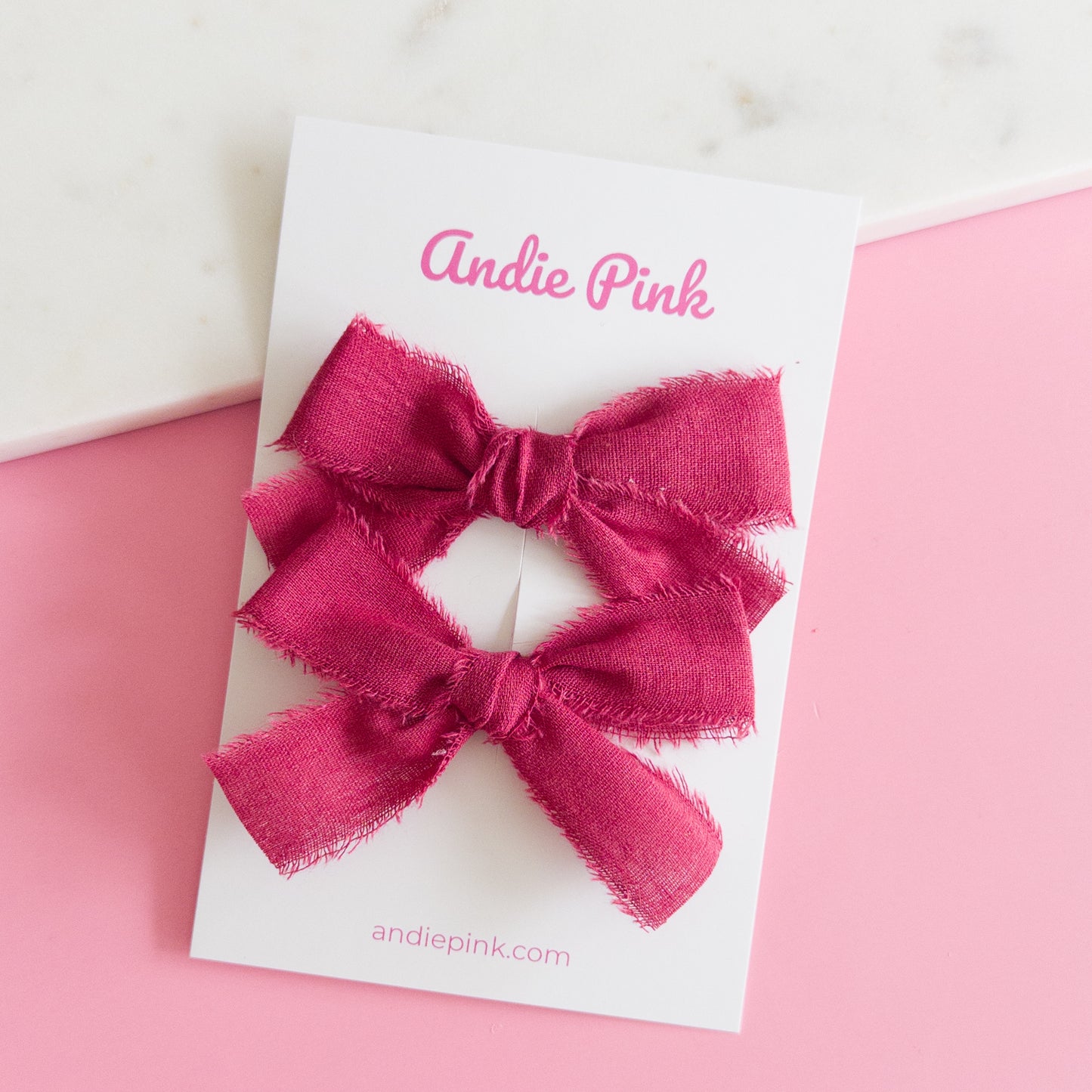 Red & Pink Piggy Bows