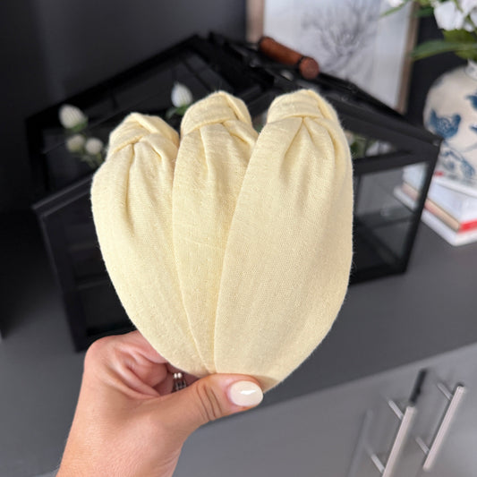 Butter Yellow Headband