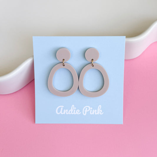 Beige Olivia Earrings