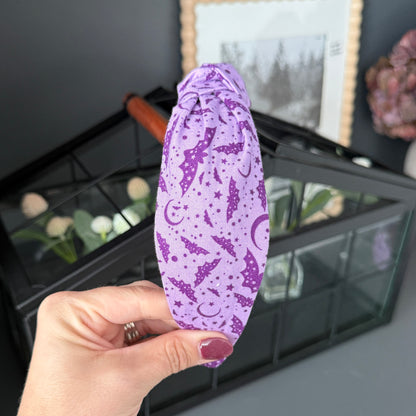 Purple Midnight Magic Halloween Headband