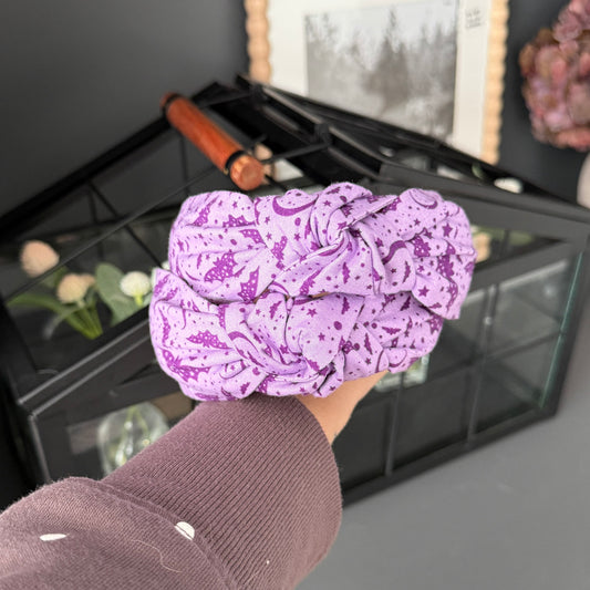 Purple Midnight Magic Halloween Headband