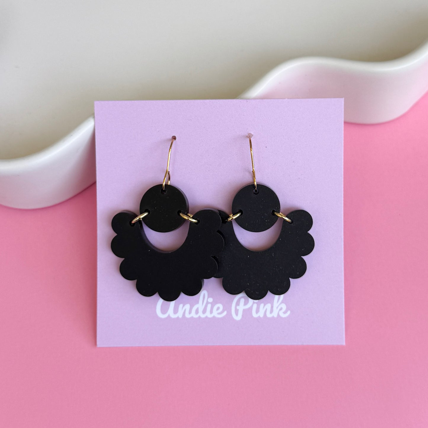 Black Charlie Earrings