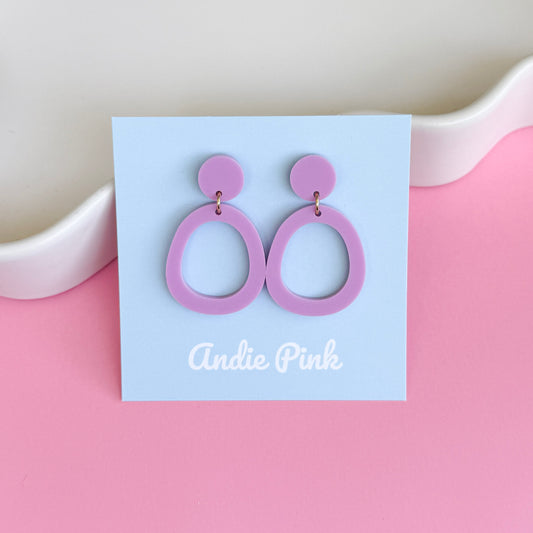 Blush Berry Olivia Earrings