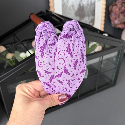 Purple Midnight Magic Halloween Headband