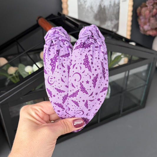 Purple Midnight Magic Halloween Headband