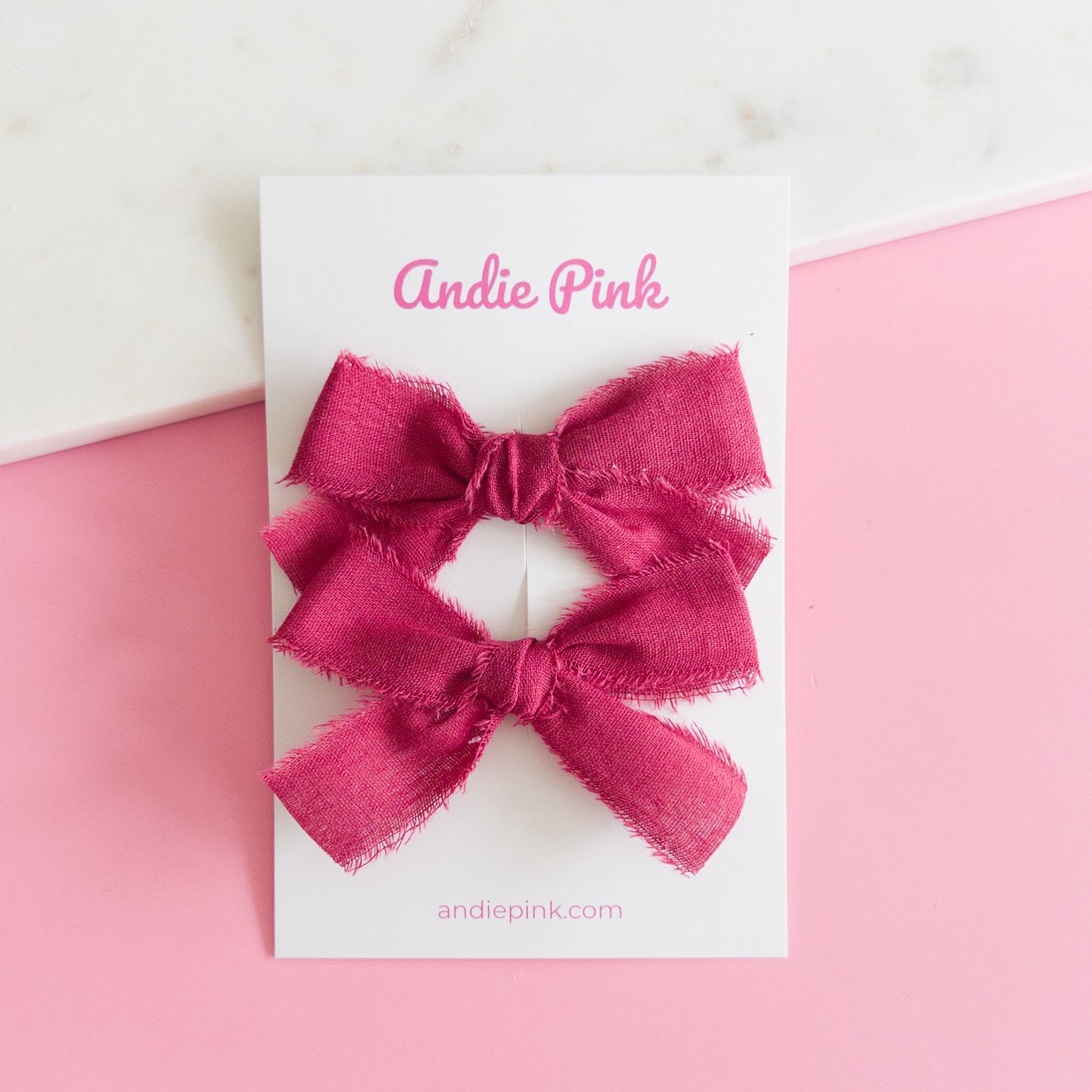 Red & Pink Piggy Bows