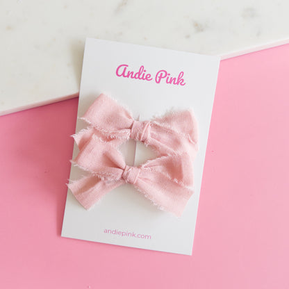 Red & Pink Piggy Bows
