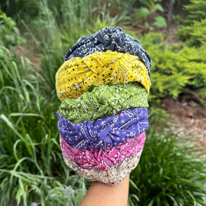 Bandana Theme Headbands | 6 Color Options
