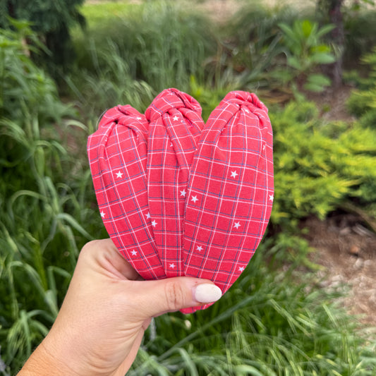Red Americana Headband