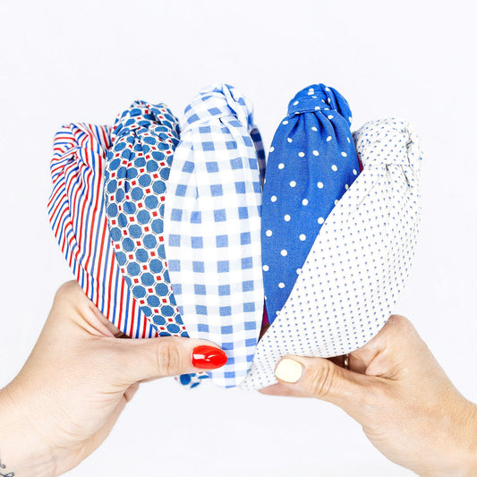 Red, White & Blue Headband Collection | 5 Styles