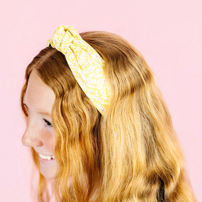 Yellow Floral Headband