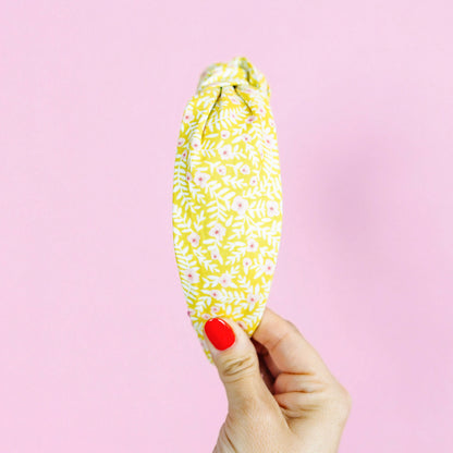 Yellow Floral Headband