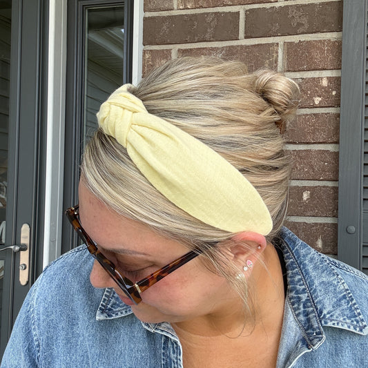 Butter Yellow Headband