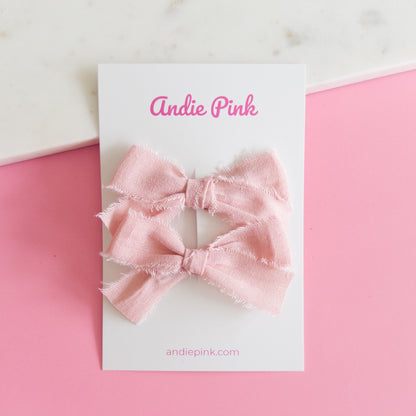 Red & Pink Piggy Bows