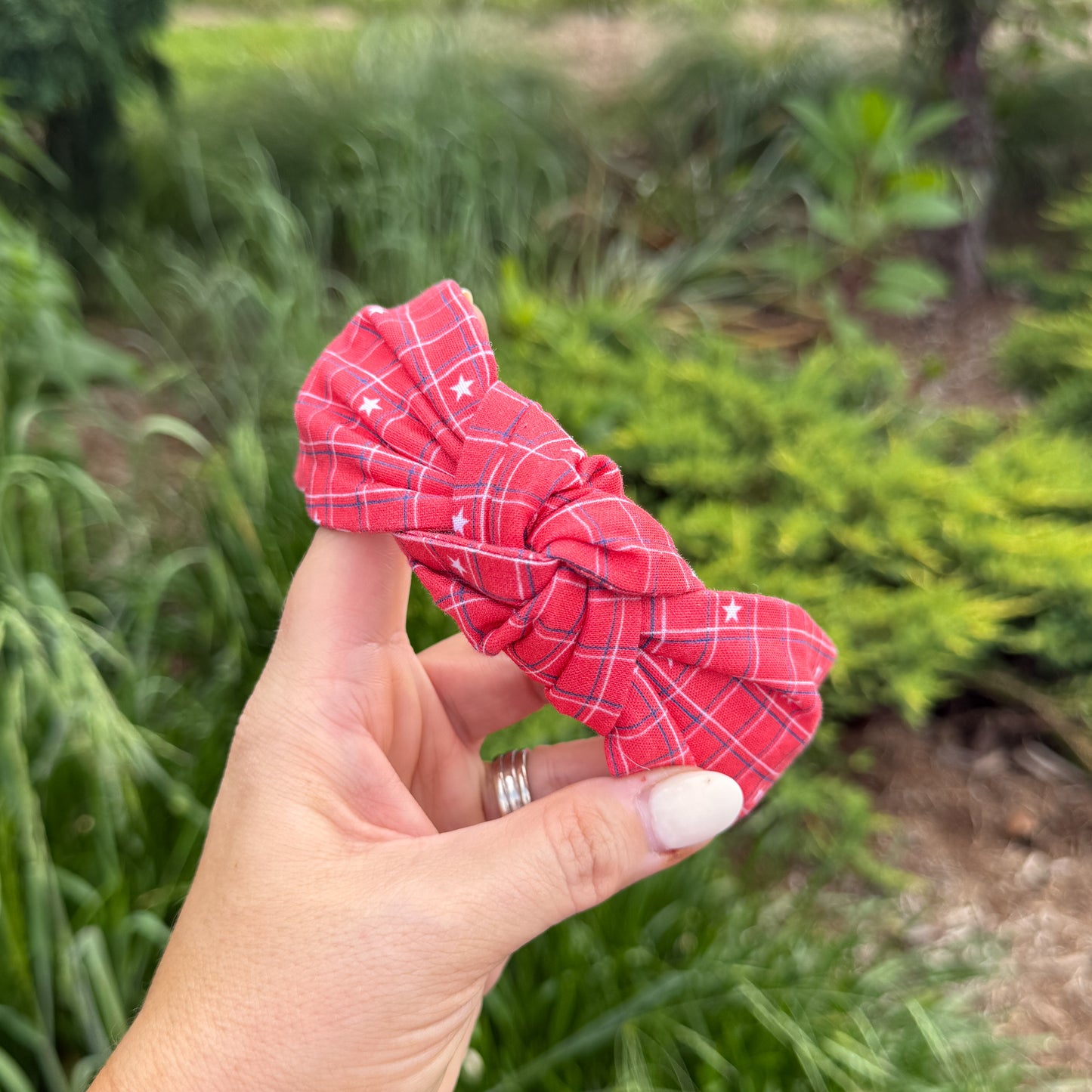 Red Americana Headband