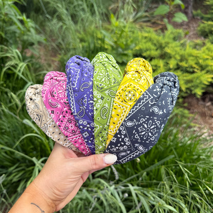 Bandana Theme Headbands | 6 Color Options