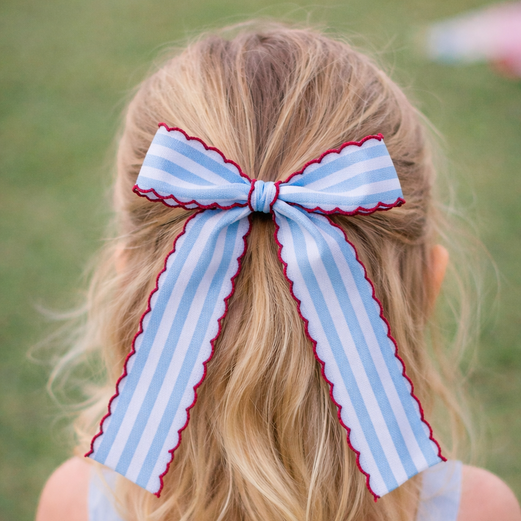 Red, White, and Blue Long Tail Bows