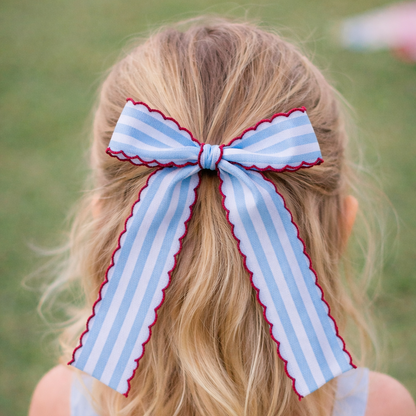 Red, White, and Blue Long Tail Bows