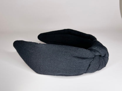 Solid Black Headband