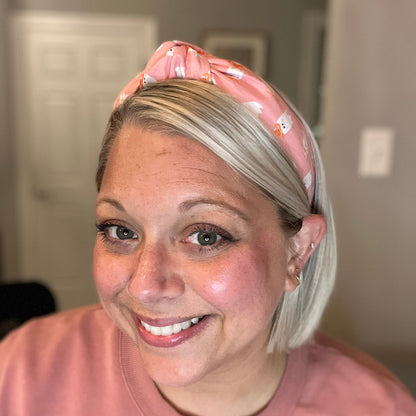 Pink Ghost Halloween Headband