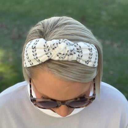 White & Black Headband