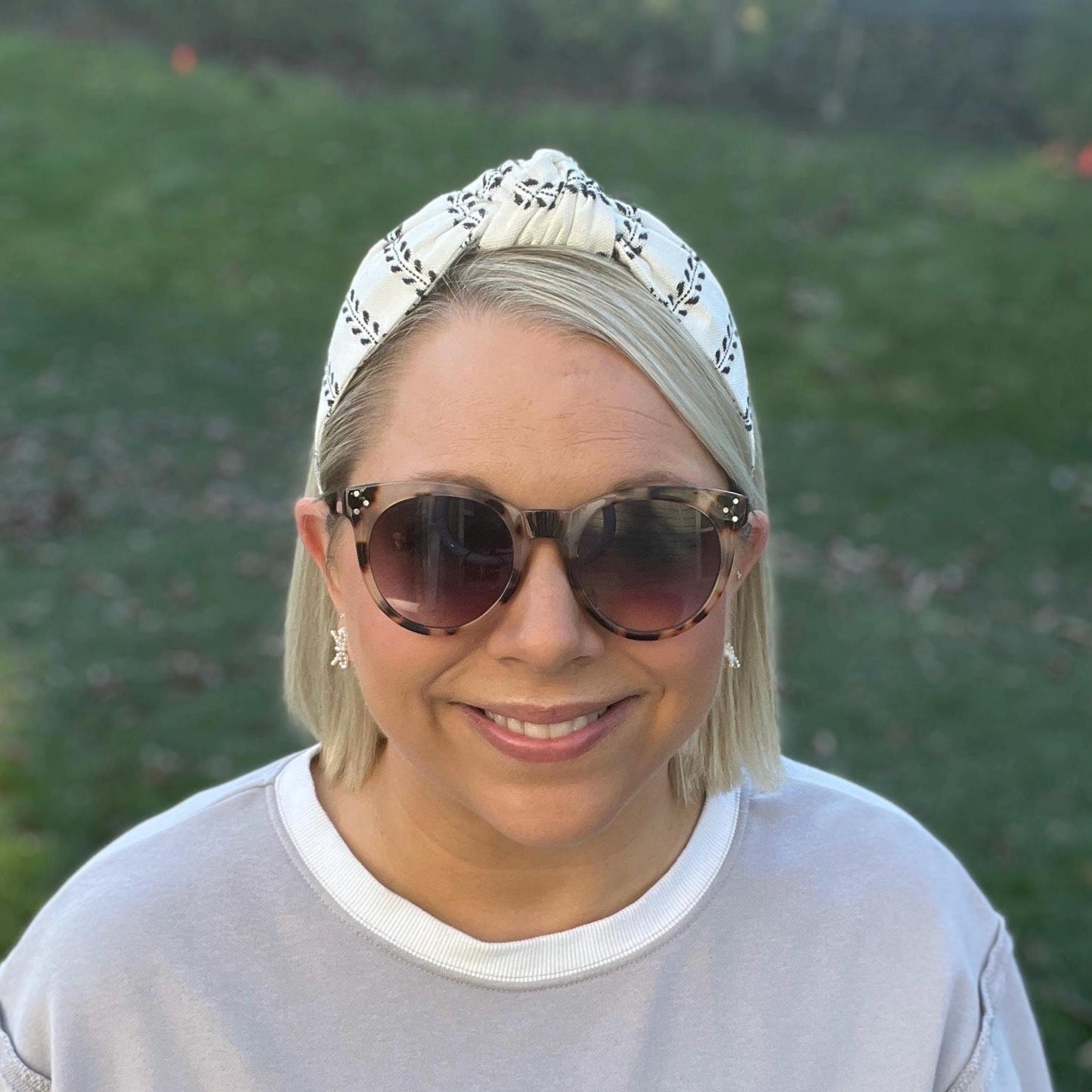 White & Black Headband