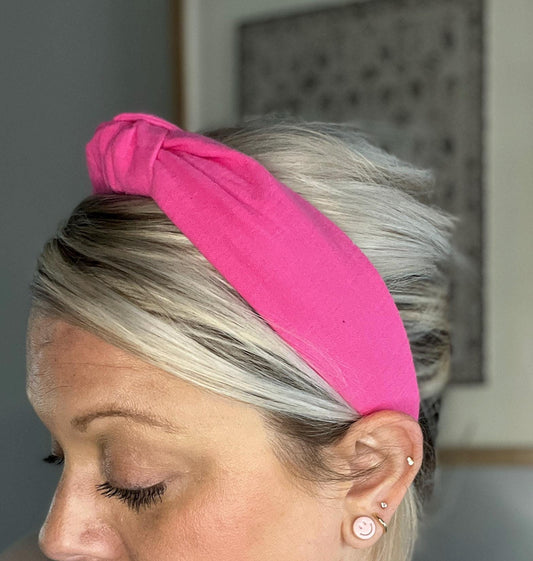 Solid Hot Pink Handmade