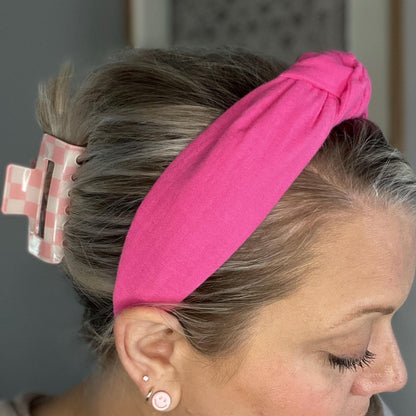 Solid Hot Pink Handmade
