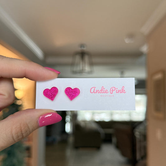 Heart Stud Earrings