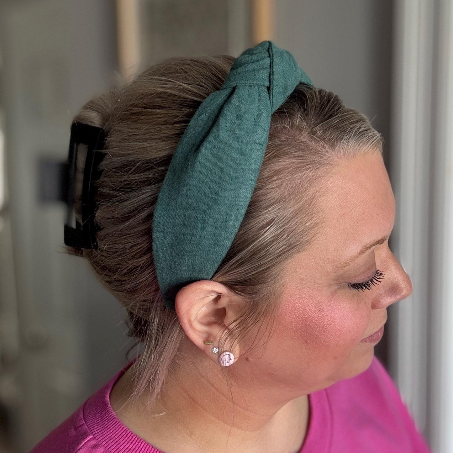 Philadephia Eagles Green & White Embroidered Headband