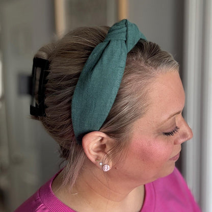 Philadephia Eagles Green & White Embroidered Headband