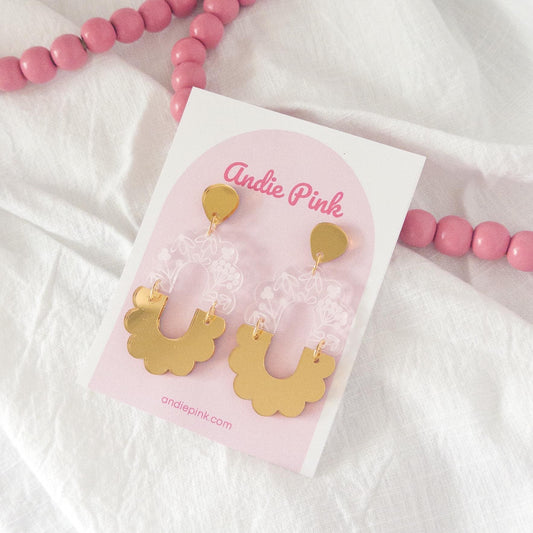 Gold Statement Earrings