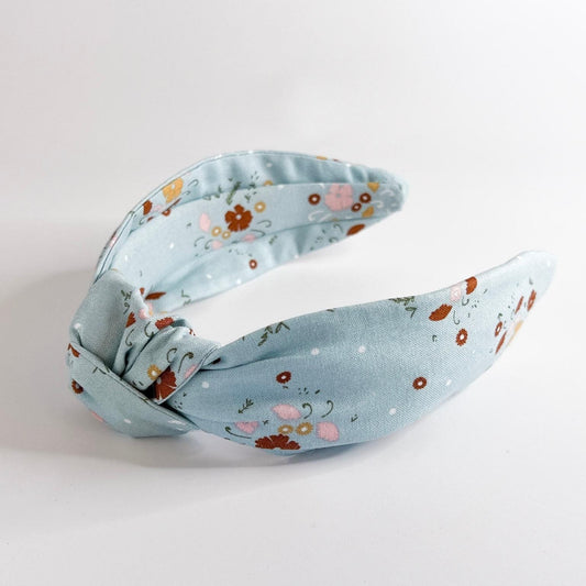 Light Blue Floral Headband