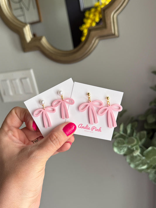 Bow Dangle Earrings