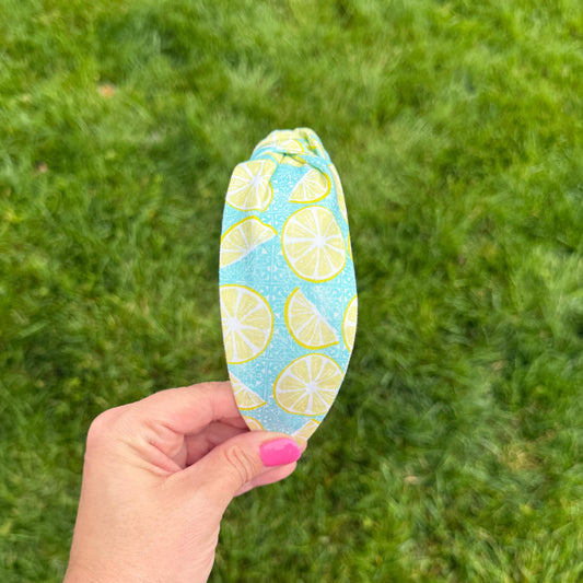 Lemon & Teal Headband