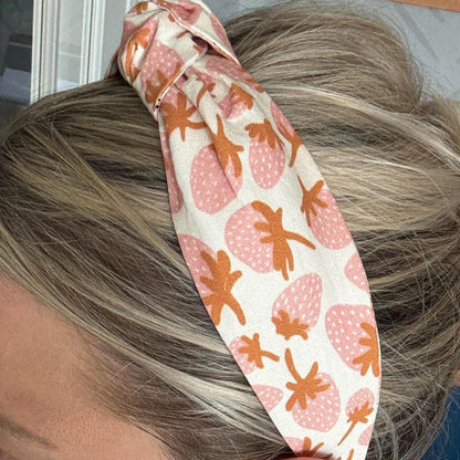 Neutral Strawberry Headbands