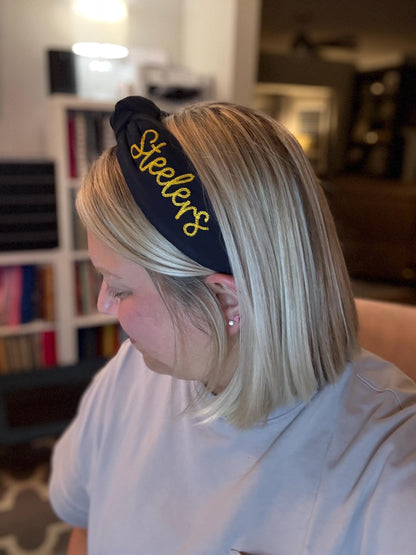 Pittsburg Steelers Embroidered Headband