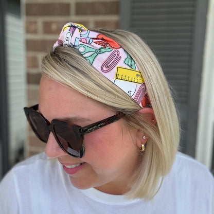 Pink School Headband